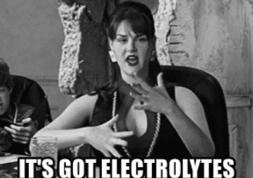 The It's got electrolytes meme from the movie Idiocracy