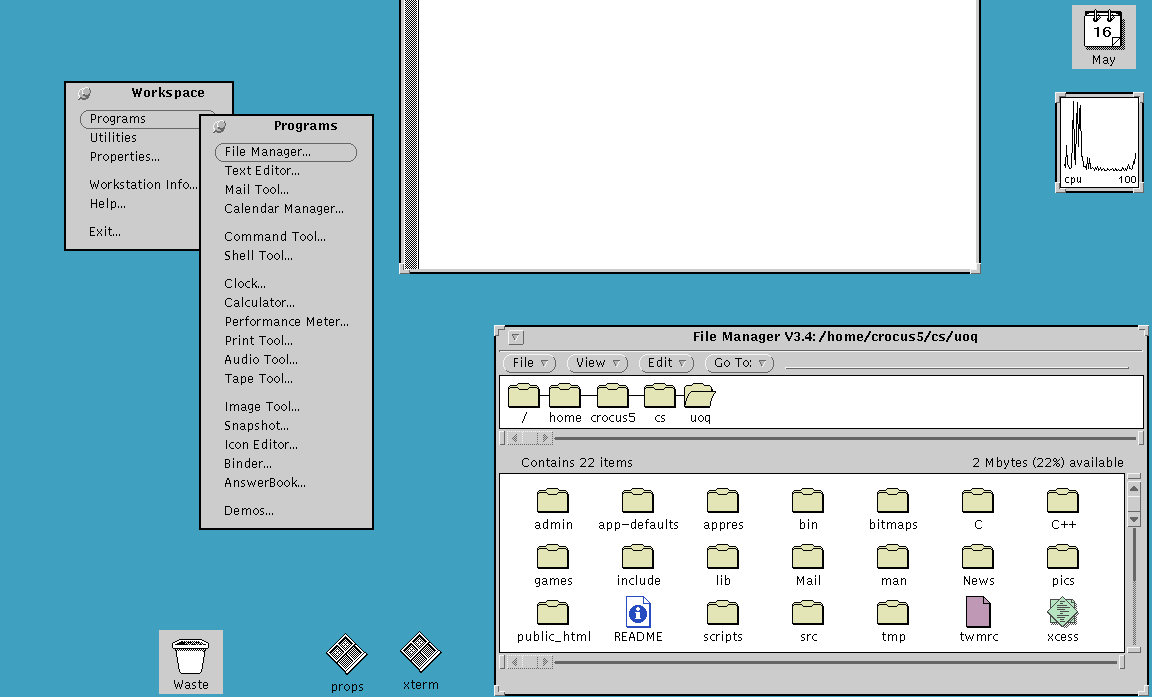 OLWM Screenshot